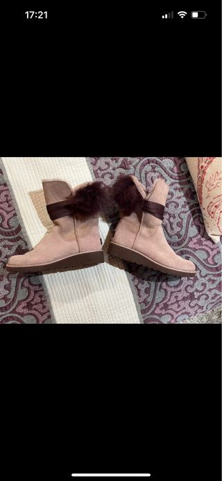 Botines UGG Rosa/Marrón Talla 39