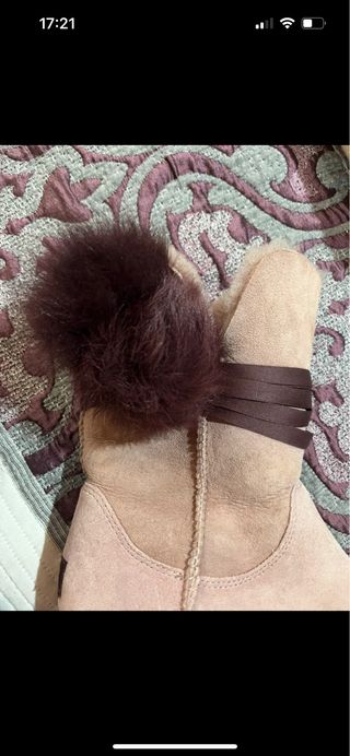 Botines UGG Rosa/Marrón Talla 39