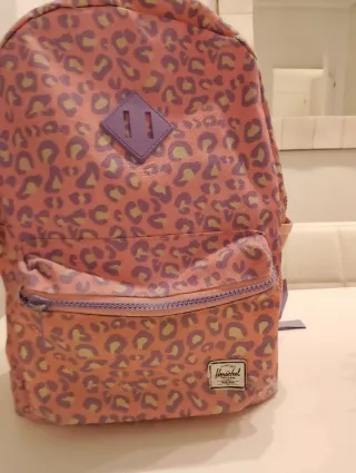 Mochila Herschel rosa estampado animalprint