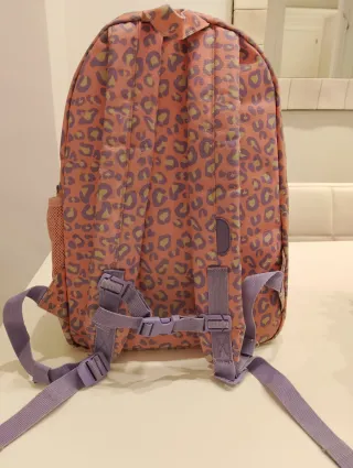 Mochila Herschel rosa estampado animalprint
