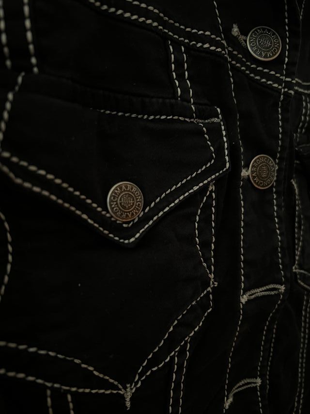 Cazadora vaquera negra Cimarron