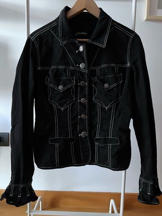 Cazadora vaquera negra Cimarron