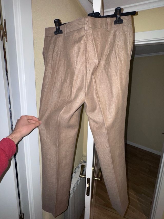 Pantalones Amitié Talla 42 Beige