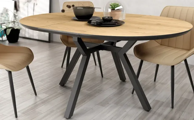 Mesa Comedor Cantábrico Madera y Metal