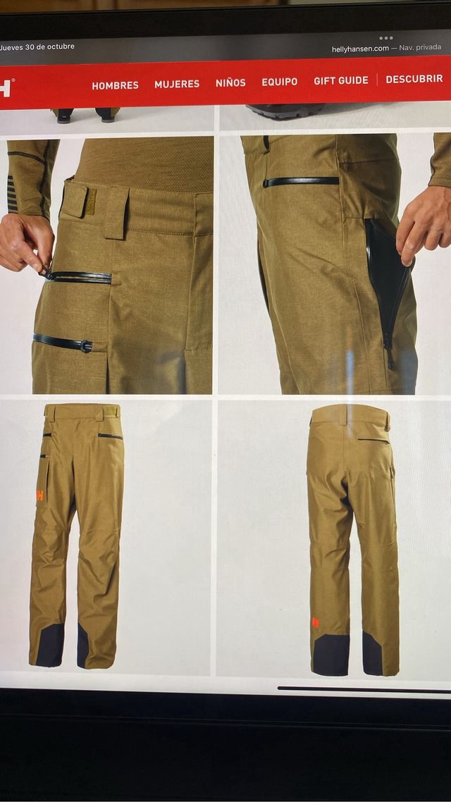Pantalones Helly Hansen Esquí/Snowboard Talla XL