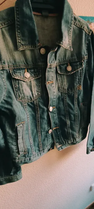 Cazadora vaquera Zara Kids azul talla 10