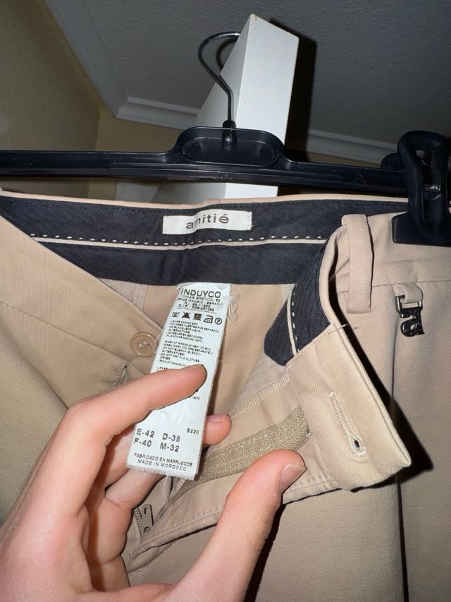 Pantalones Aimitié Talla 42 Beige