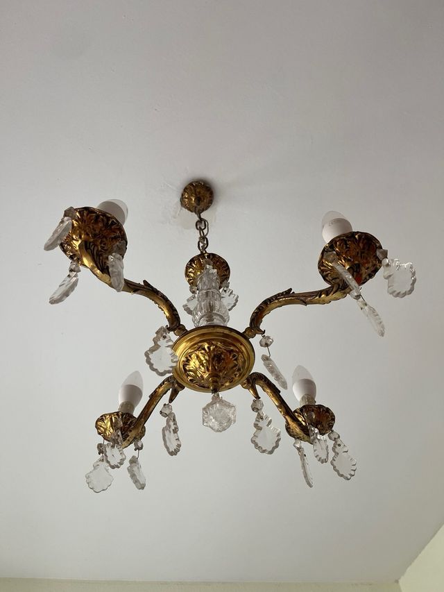 Colgantes cristales de la lámpara