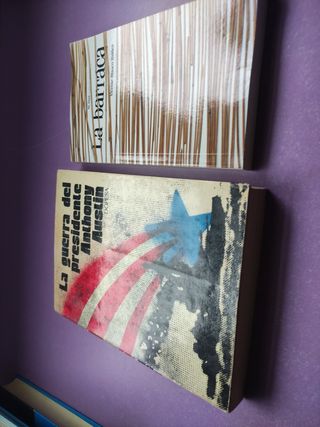 2 Libros: La Barraca y La Guerra del Presidente