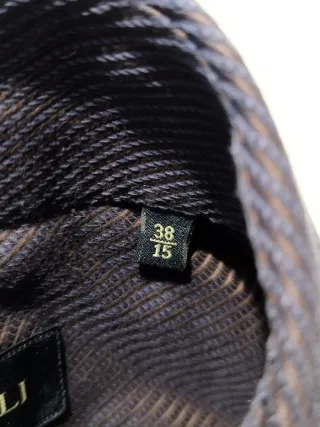 Camicia Canali uomo a costine oblique