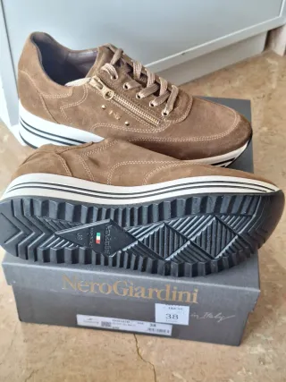 Nero Giardini Deportivas Mujer Camel