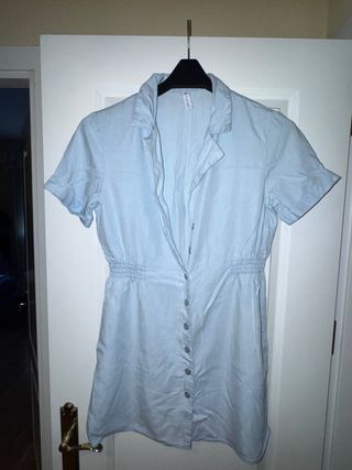 Vestido Zara Talla L Azul