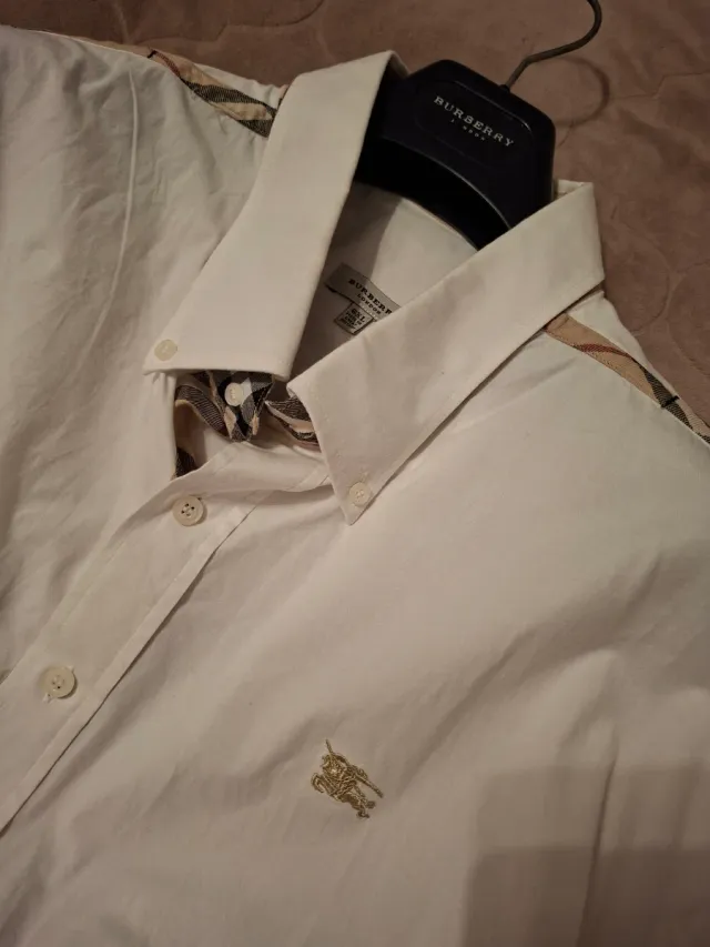 Camicia Burberry Bianca Taglia XXL
