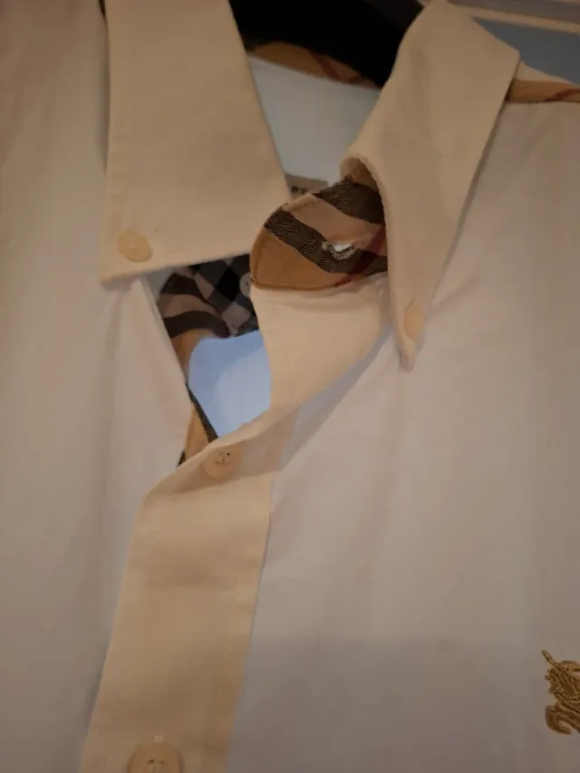 Camicia Burberry Bianca Taglia XXL