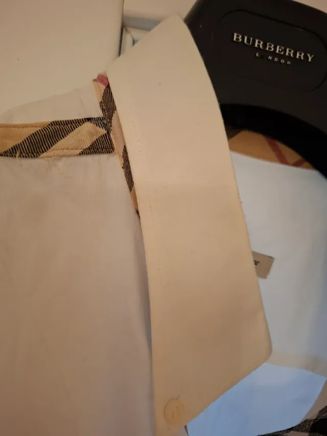 Camicia Burberry Bianca Taglia XXL