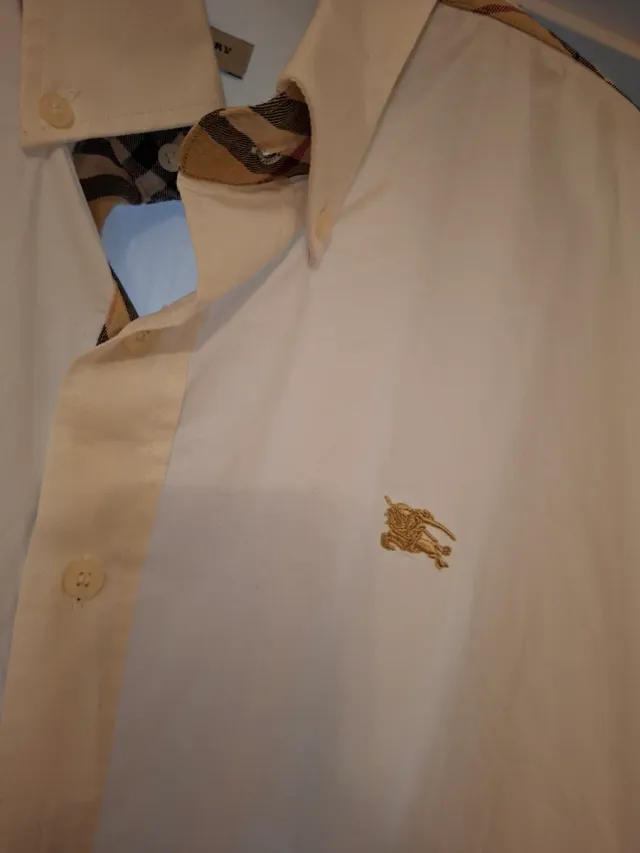 Camicia Burberry Bianca Taglia XXL