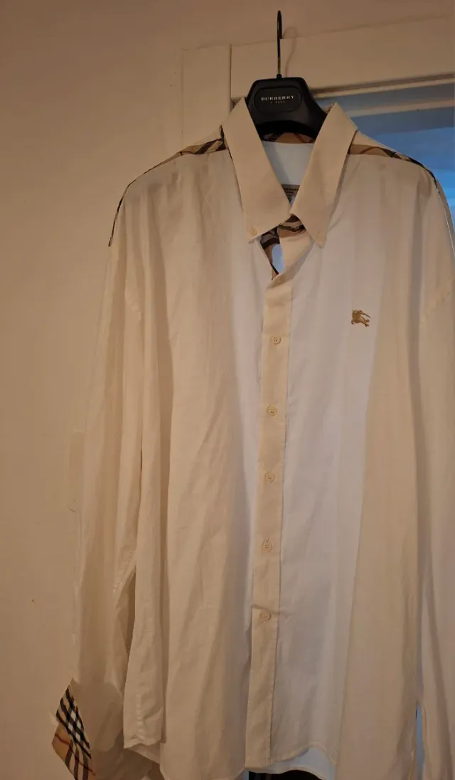 Camicia Burberry Bianca Taglia XXL