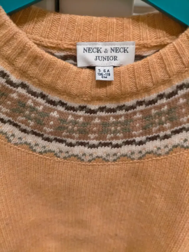 Jersey NECK & NECK ocre talla 6