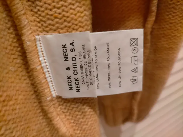 Jersey NECK & NECK ocre talla 6