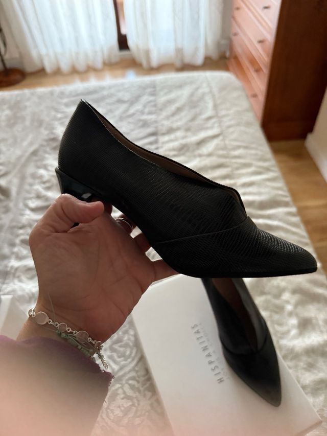 Botín Hispanitas Negro Talla 37.5