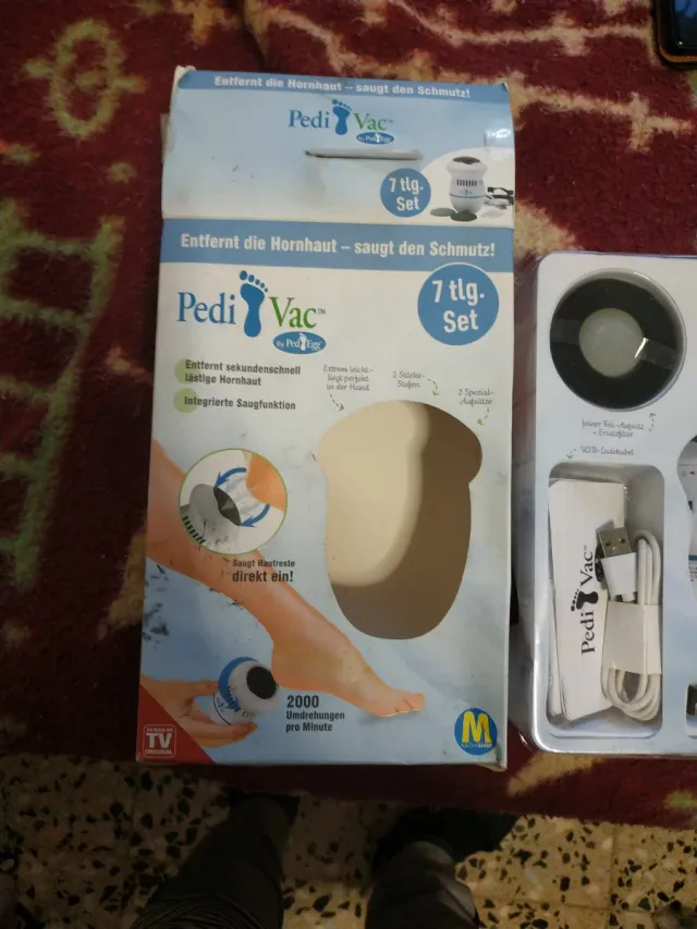 Lima pedicure elettronica Pedi Vac 7 pezzi