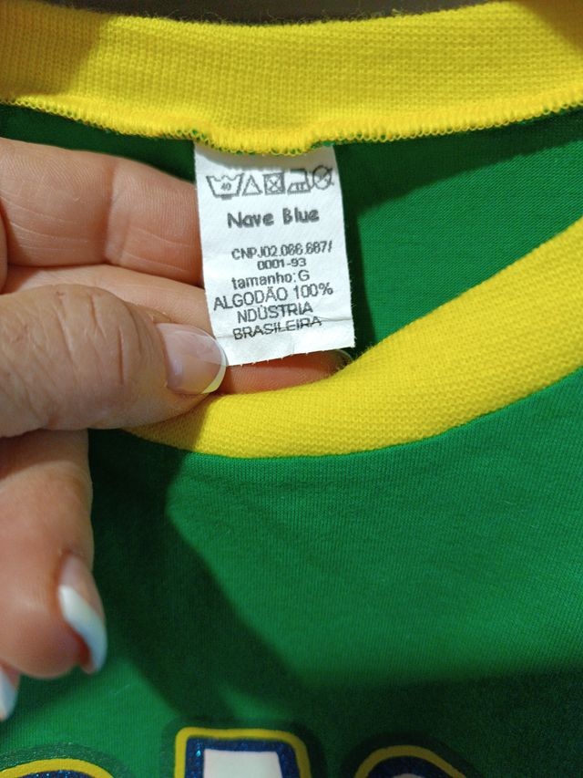 Camiseta Brasil Chica Sin Estrenar