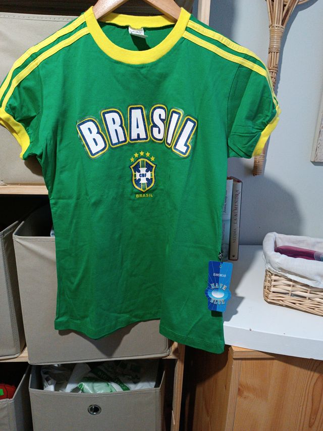 Camiseta Brasil Chica Sin Estrenar