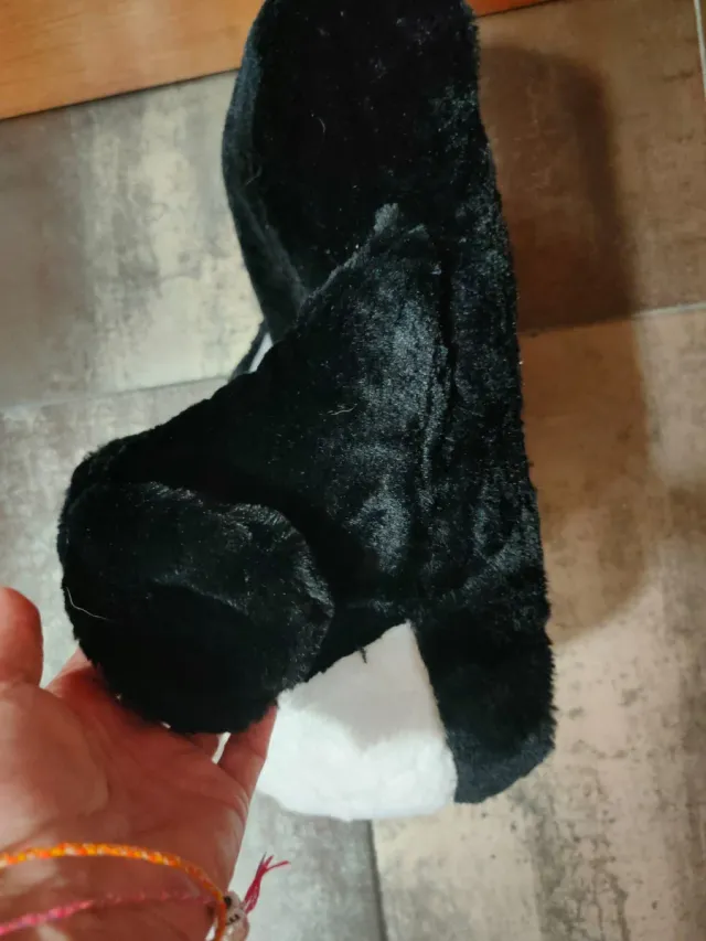 Pantuflas de perro para pies calientes