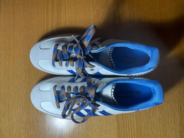 Adidas Zapatillas Deportivas Blancas y Azules