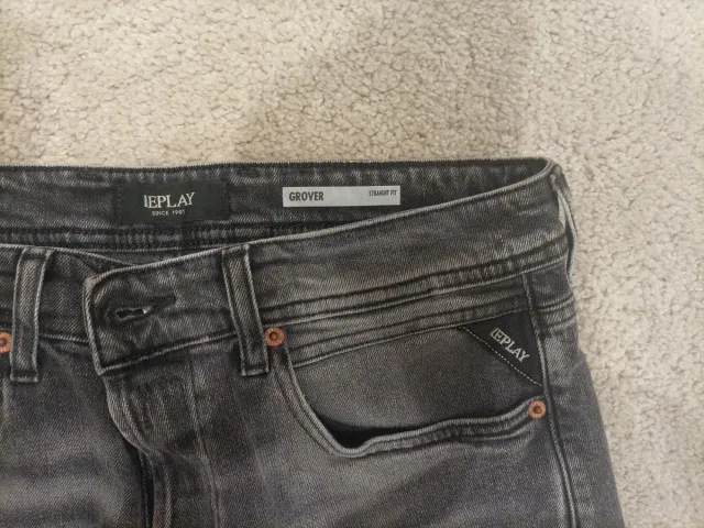 Pantalón vaquero Replay gris