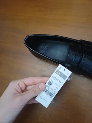 Mocasines negros nuevos