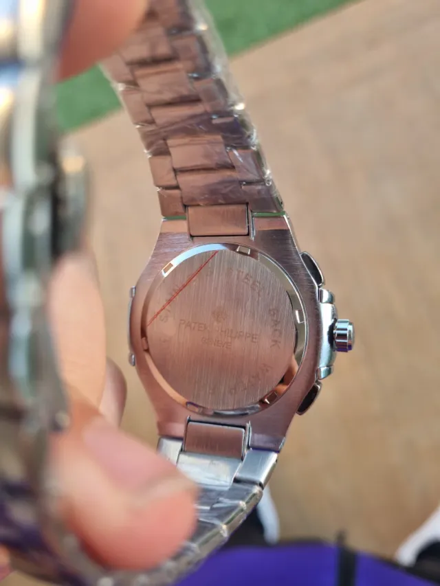 Patek Philippe Reloj Azul y Plateado