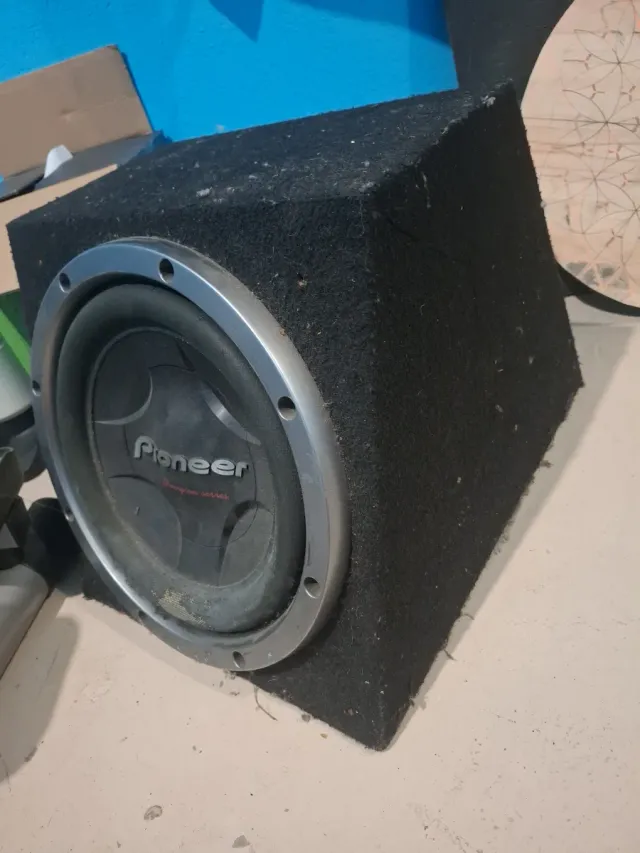 Subwoofer Pioneer TS-W307D2 Negro/Plata