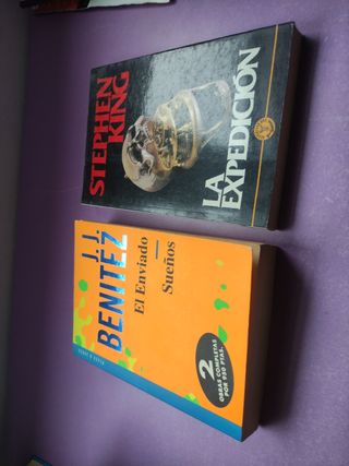 Libros Stephen King y J.J. Benítez