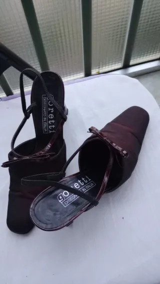 Zapatos de vestir Goretti granate ante