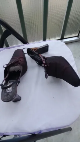 Zapatos de vestir Goretti granate ante