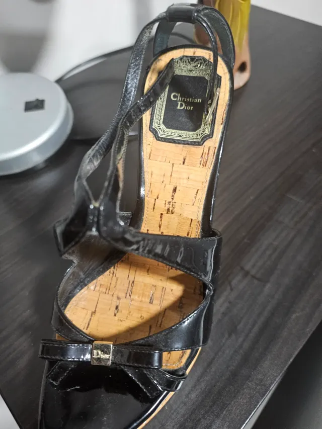 Tacos Christian Dior Negras Talla 36