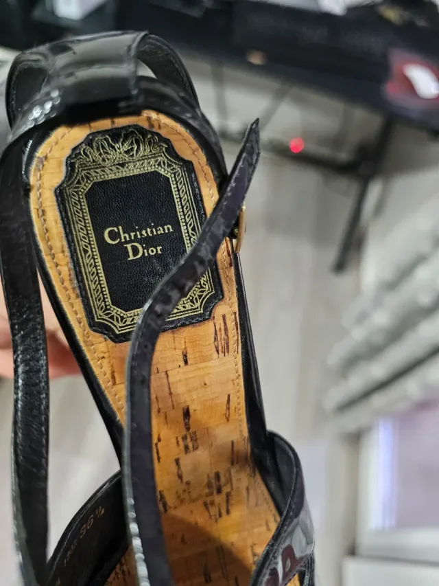 Tacos Christian Dior Negras Talla 36