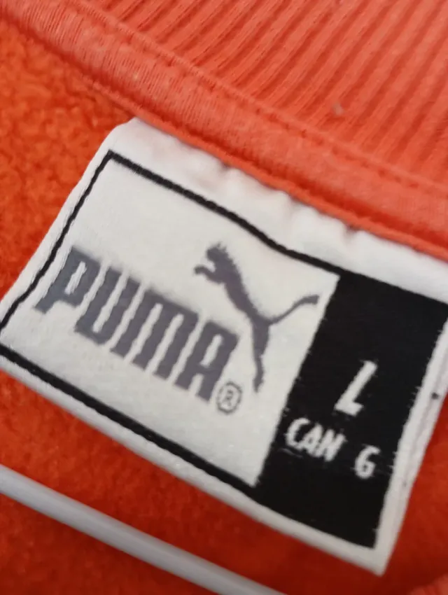 Sudadera Puma Naranja Talla L