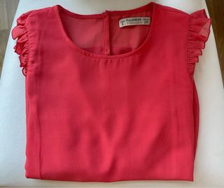 Blusa Pull&Bear Roja Talla S
