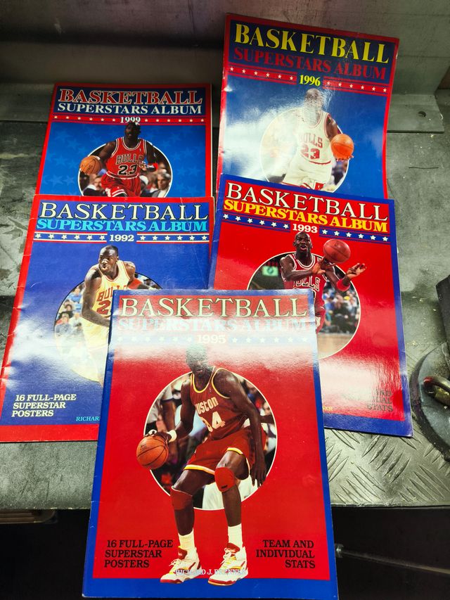 Álbumes Baloncesto Superstars 1992, 1993, 1995