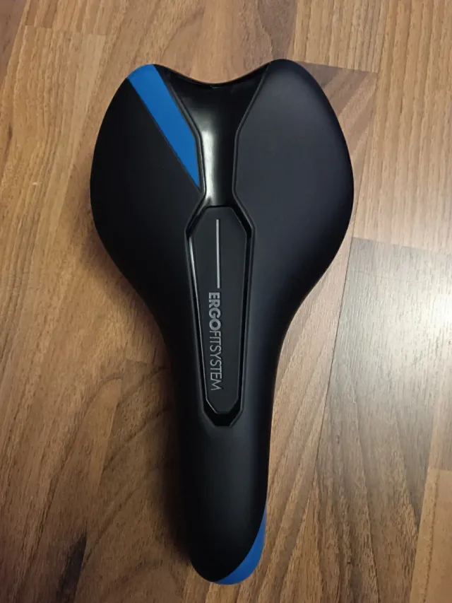 Sedile MTB ErgoFitSystem Nero/Blu