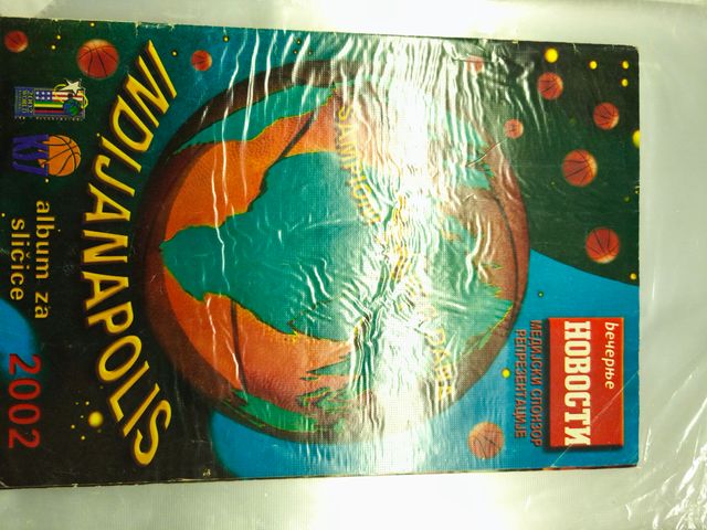 Álbum de cromos Indianapolis 2002