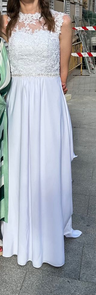 Vestido de Novia Blanco Impecable
