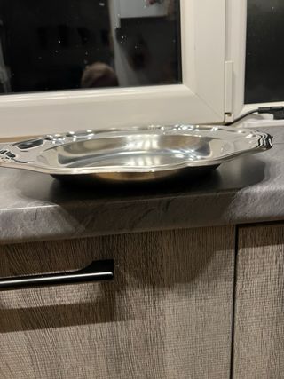 Vassoio Ovale Grande Acciaio