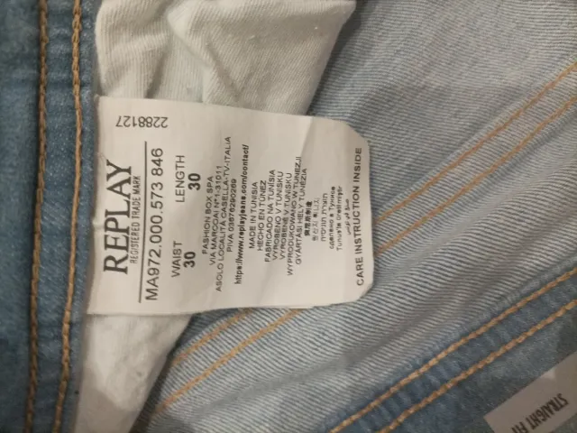 Pantalones vaqueros Replay azules