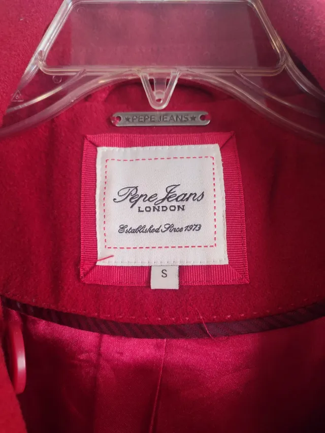 Abrigo de paño Pepe Jeans