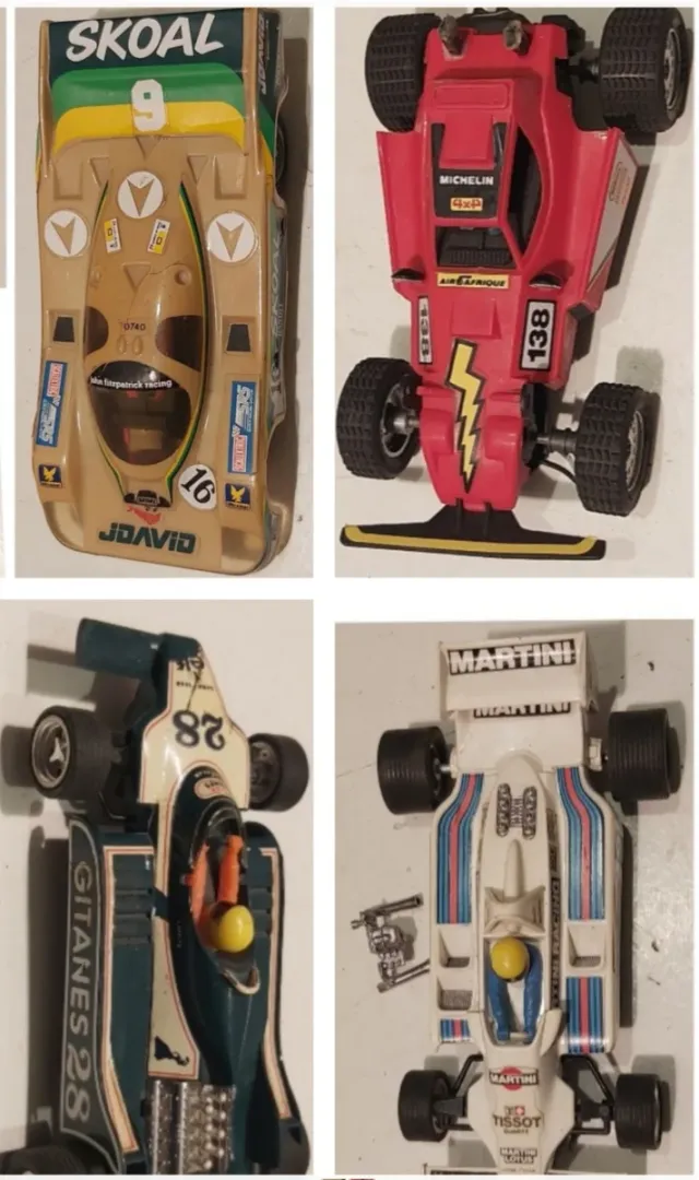 Lote 4 Coches Scalextric Antiguos