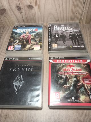 Lote Juegos PS3: Acción, Carreras, Terror