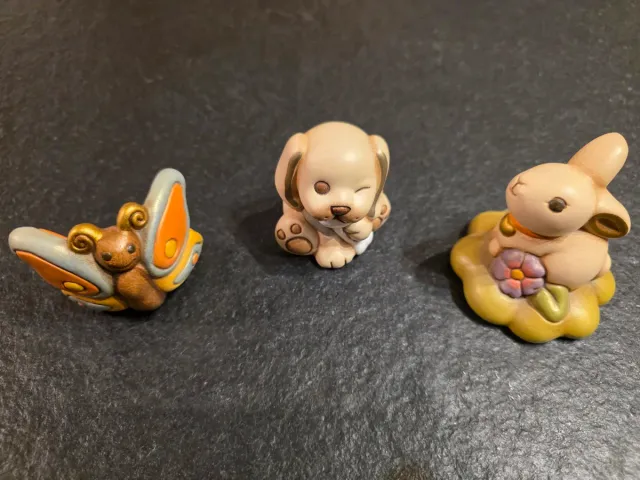 Animaletti Thun: Farfalla, Cane e Coniglio